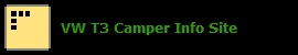 VW T3 Camper Info Site